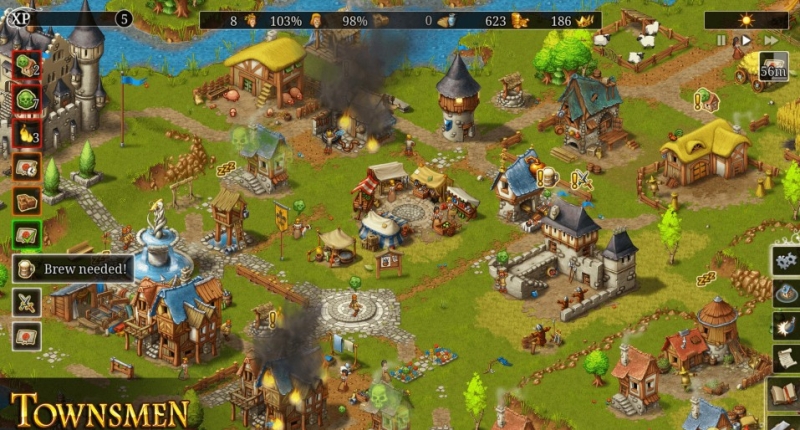 家园:重建王国Townsmen – A Kingdom Rebuilt 画风可爱的模拟经营类游戏
